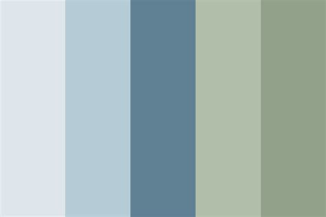 Aesthetic Cool Tones Color Palette