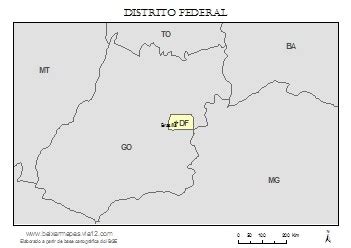 Distrito Federal É Um Estado - Distrito Federal | Baixar Mapas
