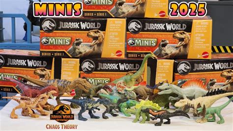 Jurassic World Minis Action Dinos Serie 1 Chaos Theory 2025 Full