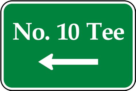 No 10 Tee Left Arrow Sign Claim Your 10 Discount