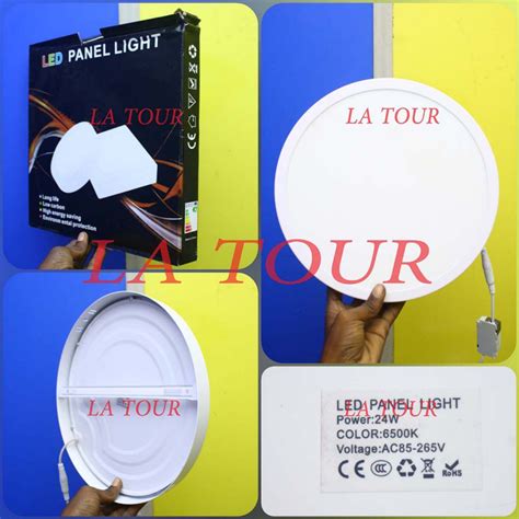 SPOT APPARENT LED 24W ROND Ø 28CM PANEL LIGHT LUMIÈRE BLANCHE