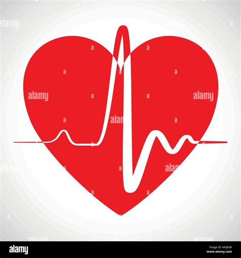 Heartbeat Shape Illustration for creative use in graphic design Stock Vector Image & Art - Alamy