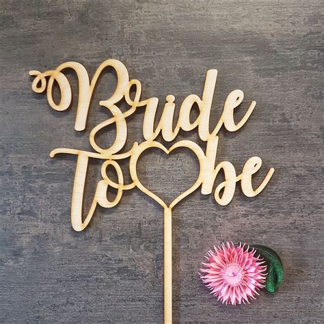 Bride To Be Cake Toppers Bridal Shower Cake Topper Bridal Etsy