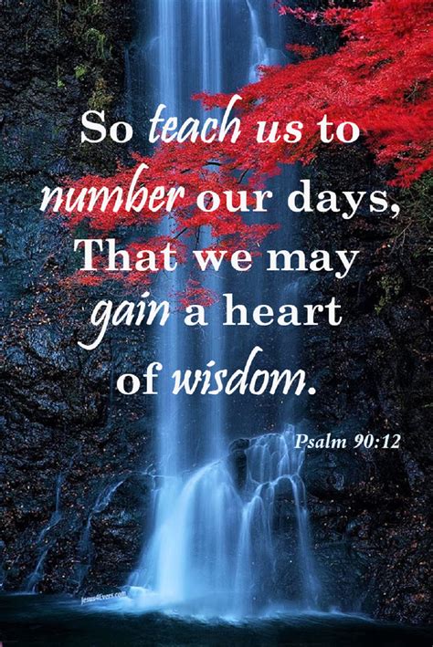 The Living — Psalm 9012 Kjv So Teach Us To Number Our