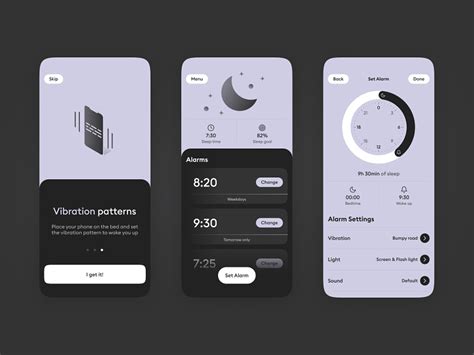 Deaf Alarm App by Alex Zinenko on Dribbble