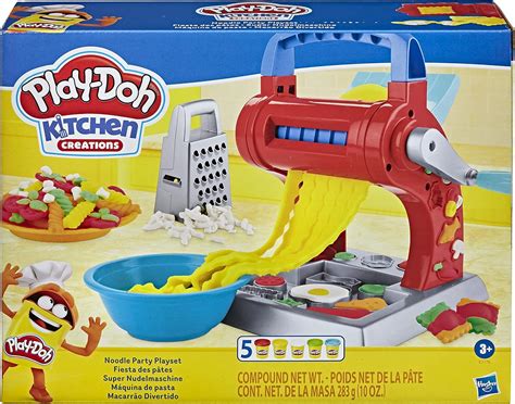 Amazon Play Doh Kitchen Creations Juego De Fiesta De Fideos Para