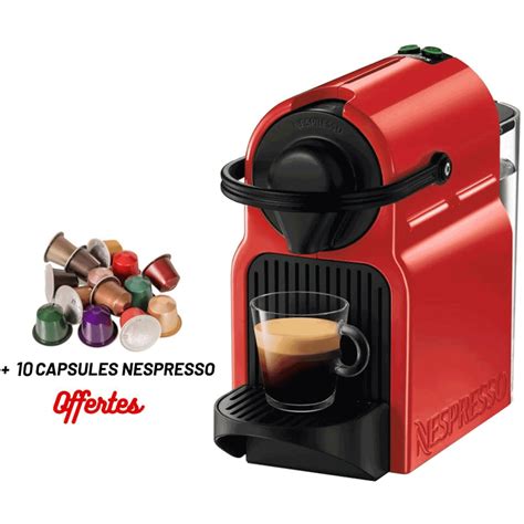 Machine Caf Capsule Inissia Red Nespresso