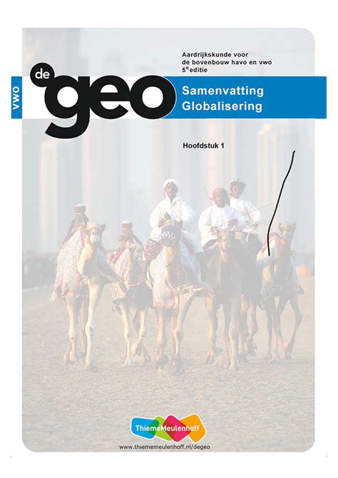 Aardrijkskunde De Geo Vwo 6 Globalisering De Geo Bovenbouw 5e