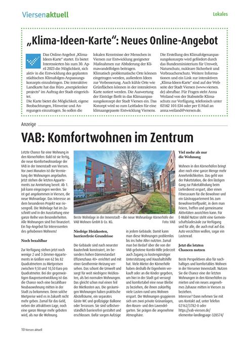 Komfort Wohnen Vab Viersen