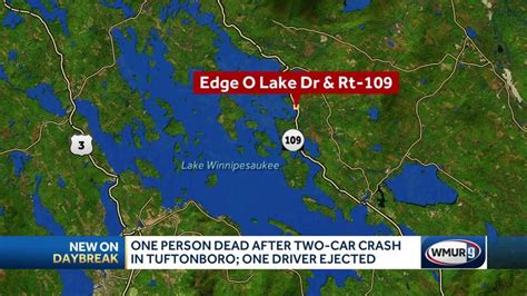 One Person Dead After Two Car Crash In Tuftonboro One Driver Ejected