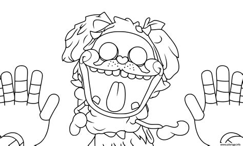 Coloriage Poppy Playtime Pj Pug A Pillar Dessin Poppy Playtime Imprimer