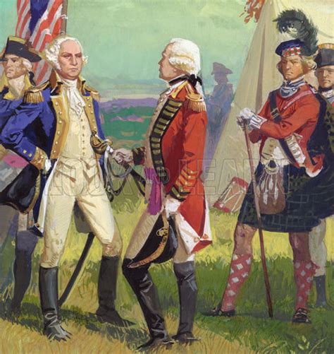 Cornwallis Surrender At Yorktown Painting At