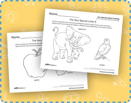 Vowel Coloring Pages | ABCmouse