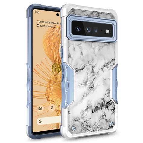 Google Pixel 7A Case, Rosebono Hybrid Dual Layer Graphic Design Pattern ...