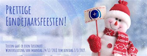 Prettige Eindejaarsfeesten Wintersluiting Teccon