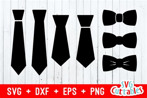 Set Of 7 Ties Graphic By Svg Cuttables · Creative Fabrica