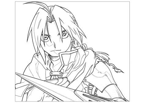 Fullmetal Alchemist Coloring Pages