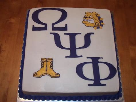 Omega Psi Phi Birthday Cake