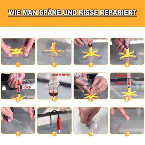 Auto Windschutzscheiben Reparatur Set Auto Steinschlag Repair Kit Mit