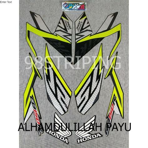 Jual STRIPING LIS STANDAR ORI HONDA CB150R CB 150 R HITAM HIJAU TAHUN