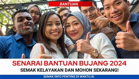 Semak Senarai Bantuan Bujang Kelayakan Dan Cara Mohon Disini