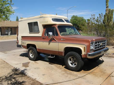 Expedition Ready 1977 4×4 Blazer Chalet Camper For Sale