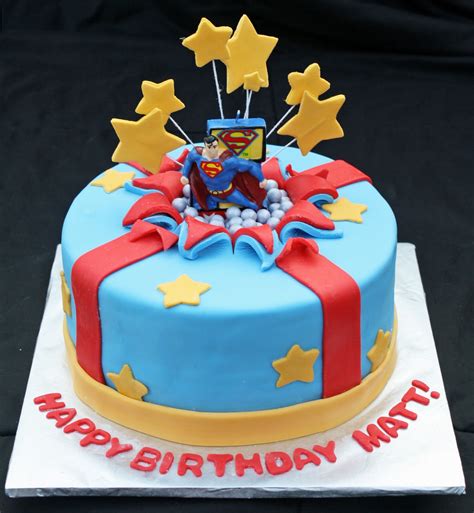 Superman Cakes Decoration Ideas Little Birthday Cakes