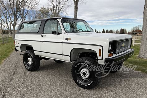 Lot 994 1974 Chevrolet K5 Blazer Custom Suv Barrett Jackson