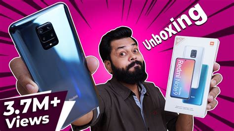 Redmi Note 9 Pro Max Unboxing And First Impressions ⚡⚡⚡huge Displayhuge Battery Sd 720g And More