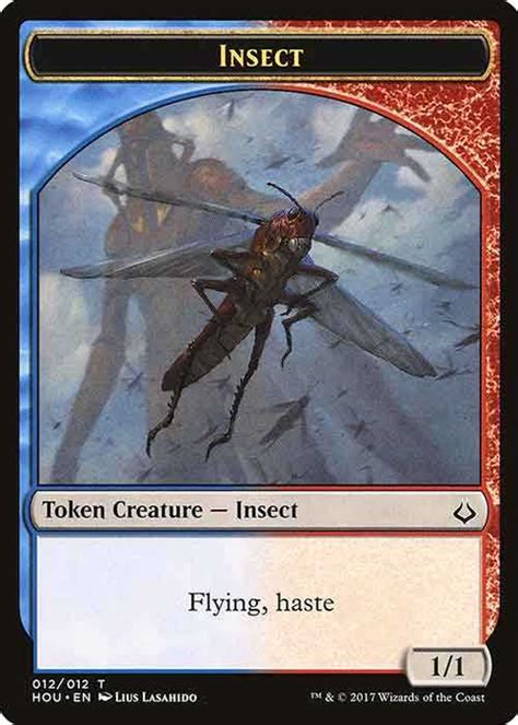 11 Blue Red Insect Creature Token Mtgonl Tokens