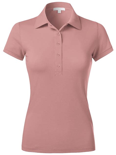 Ma Croix Womens Longline Polo Shirt 5 Button Golf Top Short Sleeve Tee