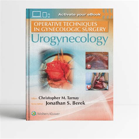 Libro Operative Techniques in Gynecologic Surgery Urogynecology 1st ...