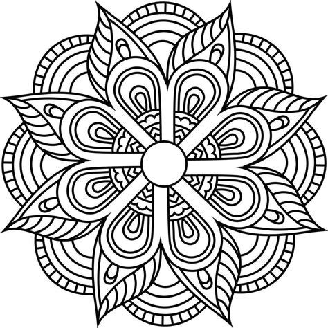 Colouring Pages, Mandalas, Mandala Coloring Pages, Mandala Colouring ...