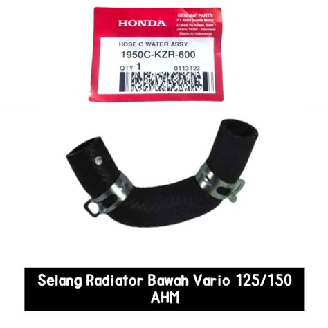 Honda Genuine Parts C Kzr Hose C Water Assy Selang Radiator