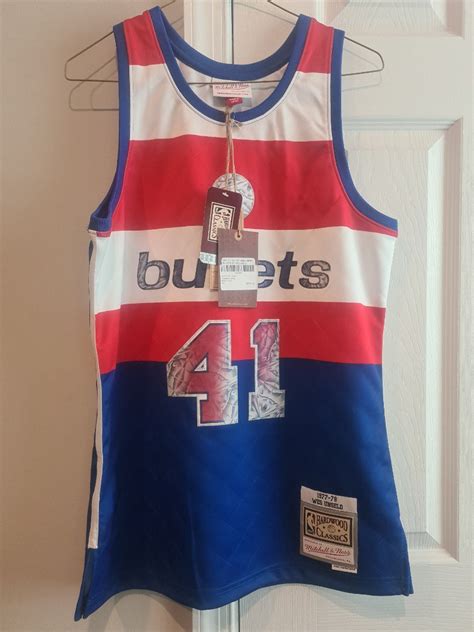 Washington Bullets Wes Unseld Mitchell Ness Nba Th Anniversary