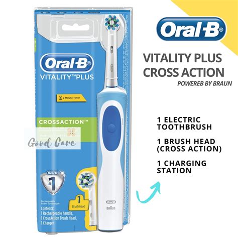 Oral B Vitality Plus Cross Action Electric Toothbrush Original Powered