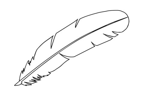 Pluma De Ave Dibujo Dibujalia Dibujos Para Colorear