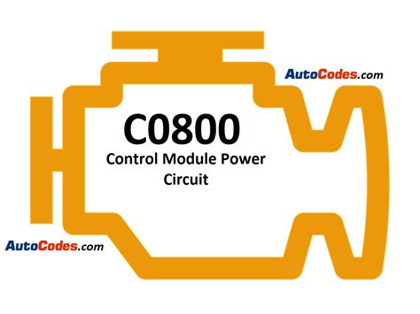 Code C0800 Chevrolet Control Module Power Circuit