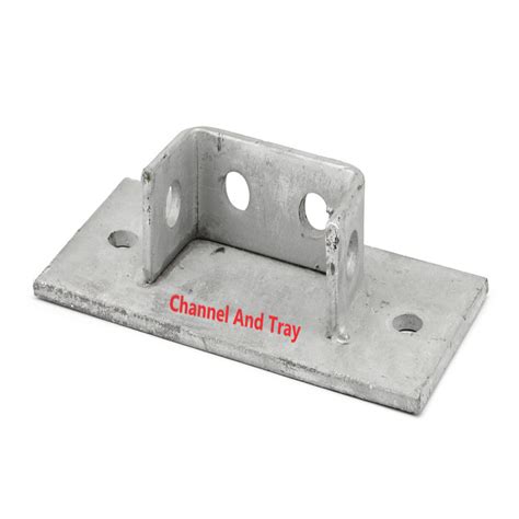 Double Channel Base Plate Enhanced Stability For Structural