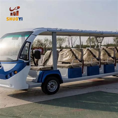 14 Seats Electric Sightseeing Car Shuttle Bus With CE Electric Bus