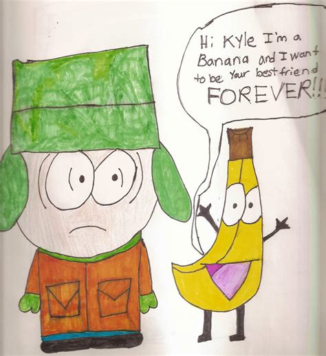 Kyle and the "Evil" Banana on Kyle-Broflovski-Fans - DeviantArt