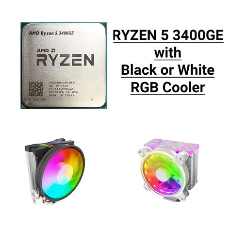 Ryzen 5 3400GE with RGB Cooler - WIND NET Computers