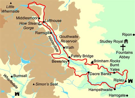 Travel North 27 Follow The Nidd From Source Near How Stean Caves