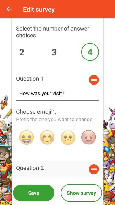 Última Versão de emoji survey 4.0.2 para Android