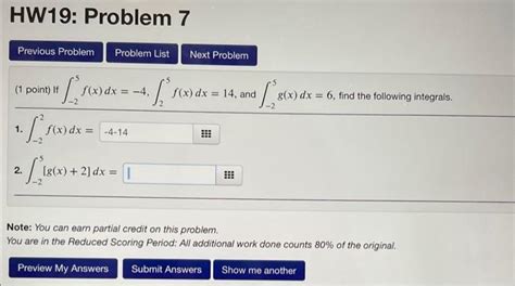 Solved 1 Point If ∫−25fxdx−4∫25fxdx14 And