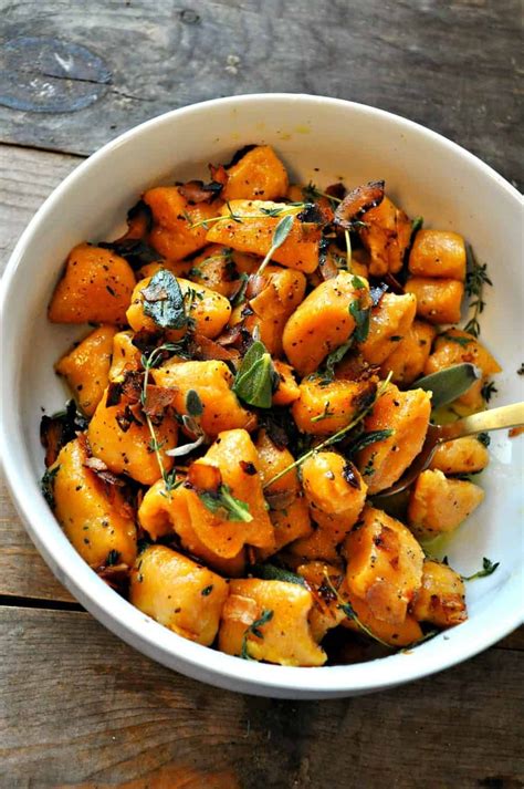 This Vegan Sweet Potato Gnocchi Is An Essential Fall Dinner Super Easy Fluffy Gnocchi Sautee