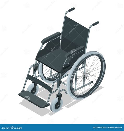 Isometric Wheelchair Isolated Medical Support Equipment Health Care