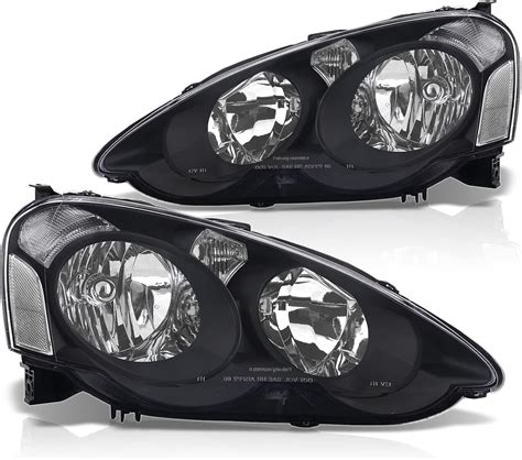 Ajp Distributors Black Housing Clear Lens Reflectors Signal Headlights Headlamps