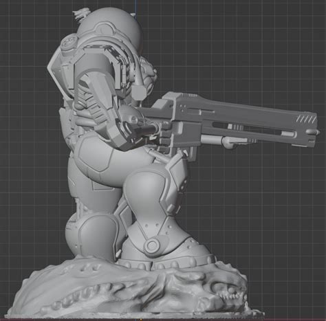 Free STL file LANCER RPG - CALIBAN 🎲 ・Design to download and 3D print・Cults