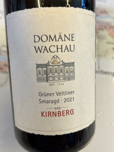 Domäne Wachau Grüner Veltliner Smaragd Kirnberg Vivino